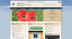 Desktop Screenshot of killeentexas.gov